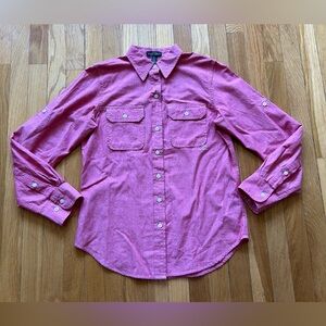 Lauren Ralph Lauren Jeans Women's Red Shirt, Small